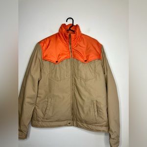 Vintage Down Coat called Real Leather